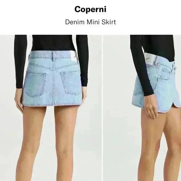 Coperni Denim Mini Skirt - Picture 2 of 6